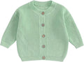 Newborn Baby Boy Girl Knit Sweater Cardigan Winter Warm Button Down Sweatshirt Top Outfit Cute Infant Fall Clothes