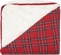 Little Sleepies Christmas Blanket, Soft Viscose from Bamboo Christmas Throw Blanket for Baby Boys & Girls, Lightweight, 65" x 85", Oversized (Holiday Plaid)