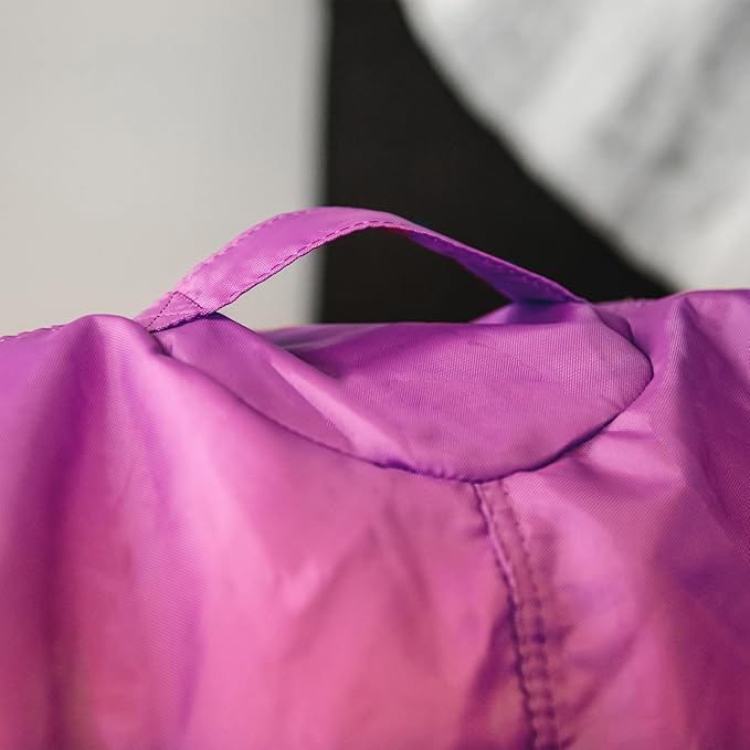 Big Joe Classic Bean Bag Chair for Kids Bedroom and Reading Nook, Easy-Clean Radiant Orchid, Durable Nylon Polyester Blend, 2 feet Refillable