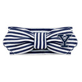 Creative Knitwear Yale Bulldogs Infant Girls Navy/White Striped Hair Knot Headband Embroidered Logo - Size Newborn - 4T