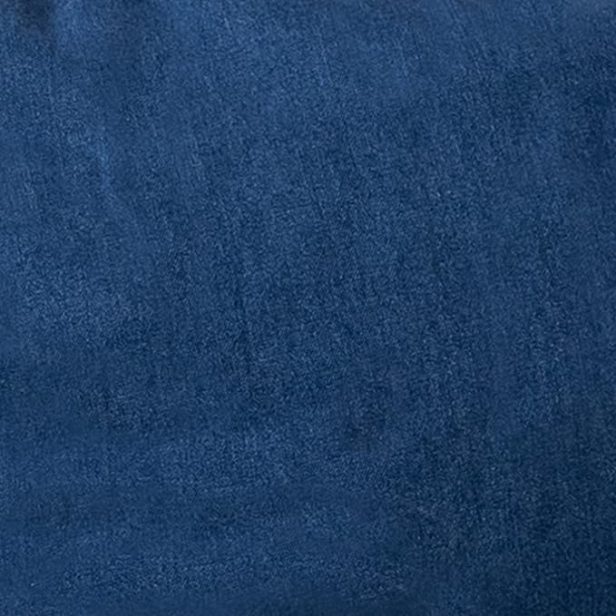 EMMA + OLIVER Small Denim Bean Bag Chair for Kids and Teens