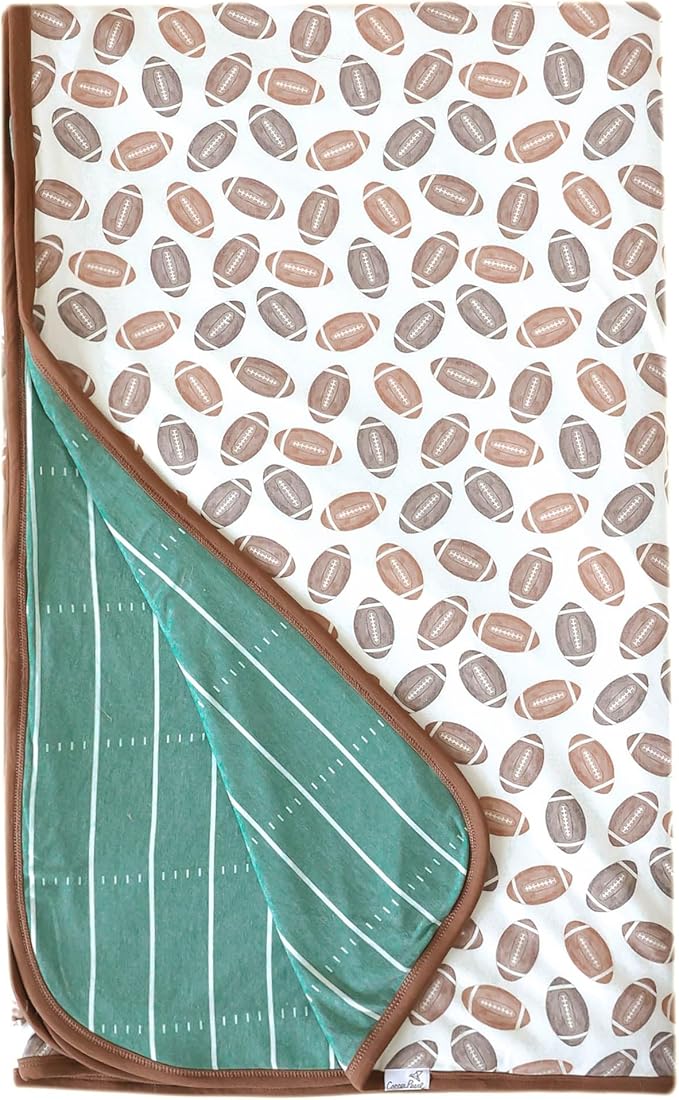 Copper Pearl Blitz Jumbo 3-Layer Toddler Blanket: Soft Quilts for Boys & Girls | Breathable, Cozy, Baby Quilt | 46x46 Premium Polyester/Rayon