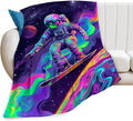 Astronaut Blanket Spaceman Throw Blanket Astronaut Gifts and Decor Fantasy Astronaut Blanket for Boys Girls Women Men Kids Adults Soft Warm Cozy Fleece Blanket for Couch Sofa Bed 50"x40"