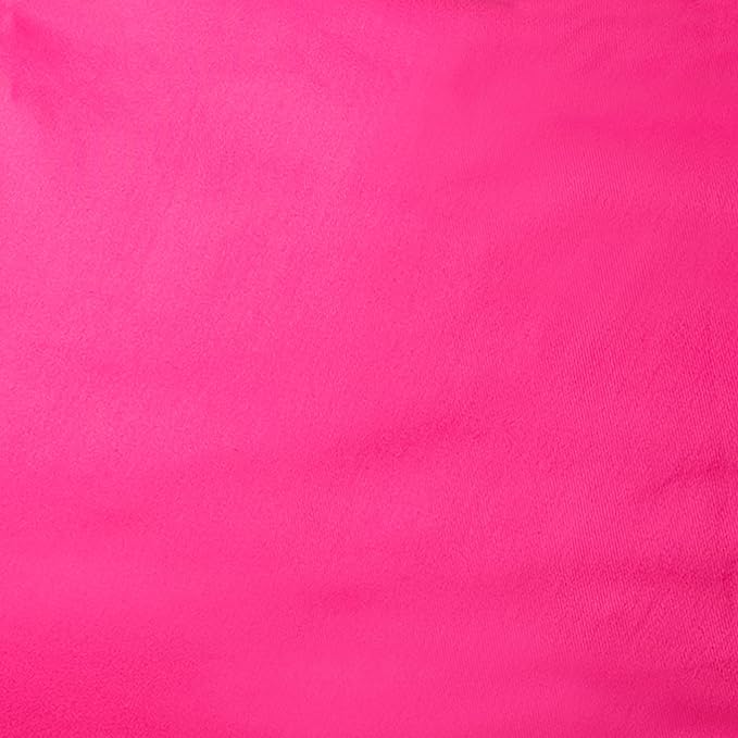 EMMA + OLIVER Small Solid Hot Pink Bean Bag Chair for Kids and Teens
