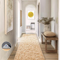 Ophanie 2x8 Runner Rug for Hallway, Upgrade Non-Slip Fluffy Soft Bedside Rugs, Bedroom Living Room Beige Shaggy Carpet for Kids Girls Boys Dorm Nursery Home Decor Aesthetic