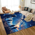 6' x 9' Space Rug for Boys Room Galaxy Rugs Planet Alien Carpet Astronauts Space Floor Mat Printed Throw Rugs for Kids Children Living Room,180x275cm