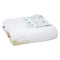 aden + anais Boutique Dream Blanket, 100% Cotton Muslin Baby Blanket Crib Bedding for Newborn Baby and Toddler, Nursery Blanket for Boys and Girls, Baby Registry and Shower Gift - Around The World