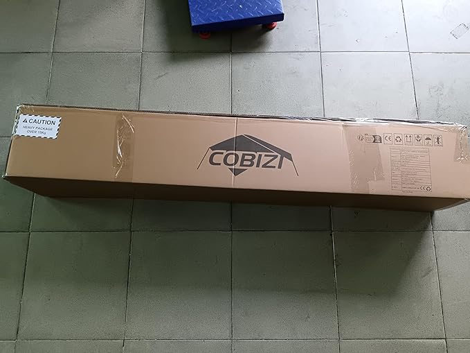 COBIZI 13x26 Pop up Canopy Tent 13x26 Canopy with 6 Sidewalls Waterproof Heavy Duty Commercial Canopy Tent for Parties Outdoor Garden Gazebo, Carry Bag with Wheel(13x26ft, Black)
