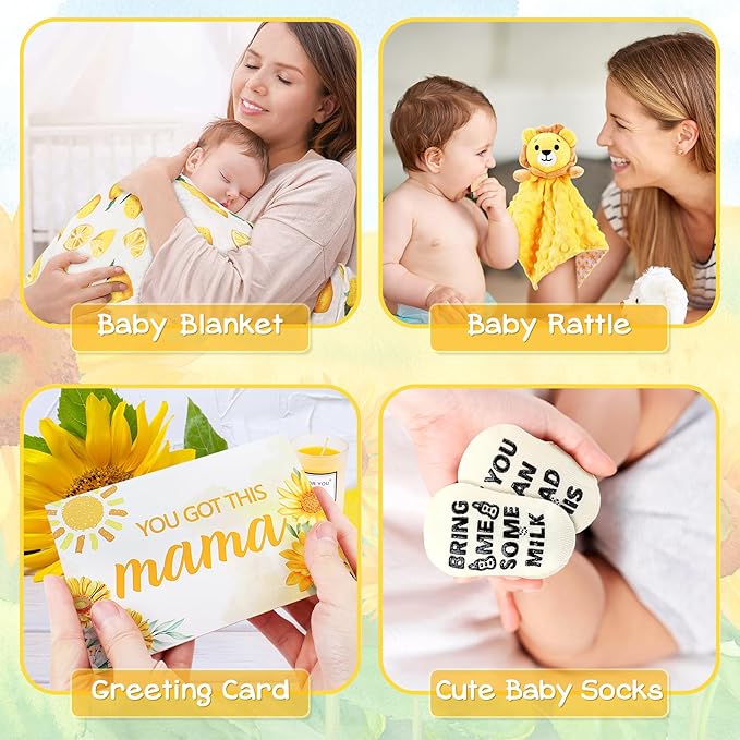 New Mom Gifts & Baby Boy Gift Set for Newborn,12PCS Pregnancy Gifts for for Mom to Be,Newborn Baby Gifts,Pregnancy Gifts for Expecting Mom,New Mom Care Package After Baby,Gifts for Women and Baby Boy
