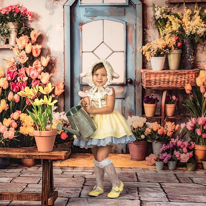 Kate Photography Floor Mats Vintage Brick Stone Wall Floor Backdrop Newborn Photography Props Rubber Floor Backdrop Mat for Professional Photo Studio 5x4ft