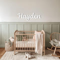 Custom Nursery Wood Name Sign Personalized Nursery Decor Kids Name Sign for Accent Wall in Nursery or Kids Room Letter Wall Art