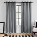 XiDi Black Curtains for Bedroom 2 Panel Set, Blackout Curtains for Girls Bedroom Decor, Star Hollow Out Drapes for Kids Room, Double Layer Window Treatment for Living Room 52x84 Inches Long