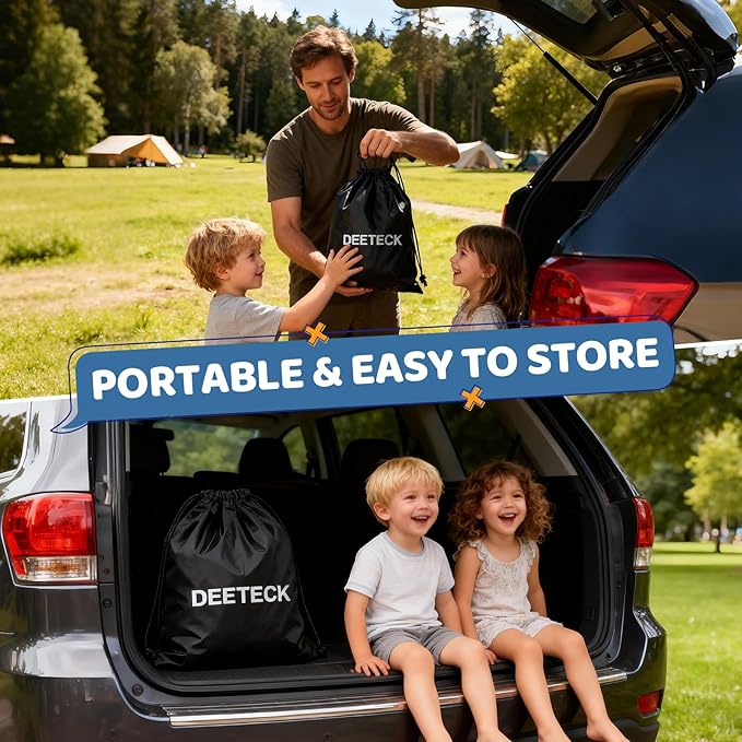 Inflatable Toddler Travel Bed - Kids Air Mattress with Car Design,Toddler Blow Up Mattress for Baby Camping, Travel, Hotel, Grandma's Sleepovers or Home Use, Includes Electric Pump