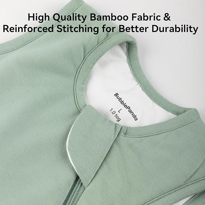 Rayon Made from Bamboo Sleep Sack 24-36 Months 1.0 Tog Ultra Soft Baby Wearable Blanket Toddler Sleeping Sack 2t-3t for Babies Unisex 2-Way Zipper 3t Baby Sleeping Bag Lightweight Extra Large Long XXL