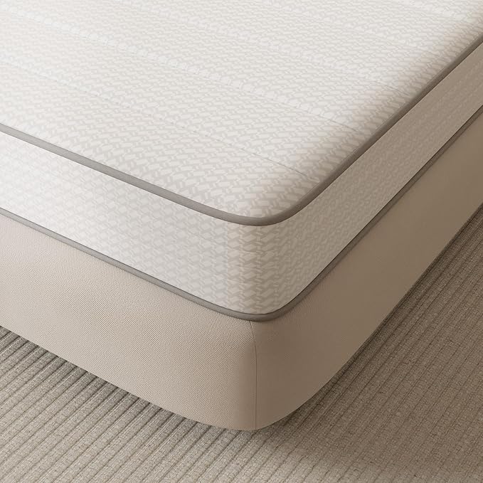 Novilla Twin Mattress, 6 Inch Twin Size Mattresses in a Box with Smarts™ Coil for Pressure Relief, Medium Plush Foam and Spring Hybrid Colchones with CertiPUR-US Certified for Kids
