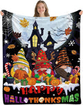 Christmas Blanket, Christmas Throw Blanket for Sofa Couch Room Bed, Xmas Gifts for Women Men Daughter Son Kids, Gifts for Thanksgiving, Pumpkin Gift, 50"x60"