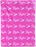 Ship Next Day, Personalized Baby Blanket for Boys Girls with Name, Custom Newborn Receiving Blankets, Baby Boy Girl Gifts, Newborn Swaddle Kids Blanket, Customized Babies Birthday