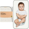KeaBabies Portable Diaper Changing Pad, Easy Wipe Clean - Foldable Waterproof Baby Changing Mat for Diaper Bag, Compact, Lightweight, 25x13 Newborn, Infant, Baby Changer Travel Essential (Prism)