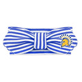Creative Knitwear San Jose State Spartans Infant Girls Royal/White Striped Hair Knot Headband Embroidered Logo - Size Newborn - 4T