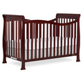 Dream On Me Violet 7-in-1 Convertible Full-Size Baby Crib with Toddler, Day & Full Bed Conversion in Espresso, GreenGuard Gold & JPMA, 4 Mattress Heights, Sustainable Pinewood
