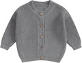 Newborn Baby Boy Girl Knit Sweater Cardigan Winter Warm Button Down Sweatshirt Top Outfit Cute Infant Fall Clothes