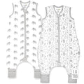 Mama Cheetah Toddler Sleep Sack with Feet in 1.0 Tog Organic Cotton for Boys and Girls, Baby Sleep Bag with Legs and 2-Way Zipper, Early Walker Medium