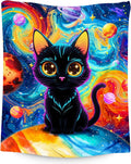 Cat Blankets for Cat Lovers - Girls Blanket for Toddler/Kids - Lightweight Planet Throws Gifts for Office Couch - 40"x50"