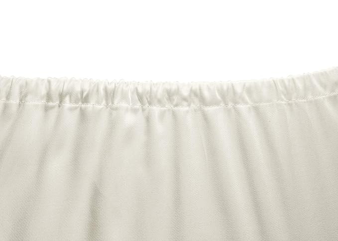 Crib Fitted Sheet by Pure Bamboo, Genuine 100% Organic Viscose Derived from Bamboo, Luxuriously Soft, Ultimate Cooling, Fits Standard Size Crib Mattress (Ivory)