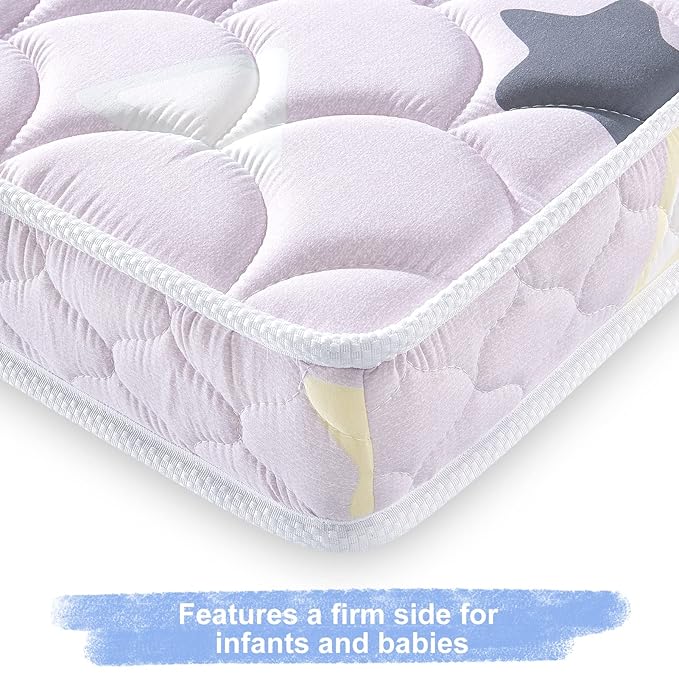 Premium Foam Crib & Toddler Mattress – Breathable, Non-Toxic, 100% Soft, Firm & Hypoallergenic – Fits Standard Full-Size Crib and Toddler Beds