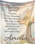 Personalized Blanket Bible Verse Blanket with Inspirational Thoughts and Prayers Religious Throw Blanket Cozy Plush Warm Blankets for Women Men Christmas Birthday Christian Gifts
