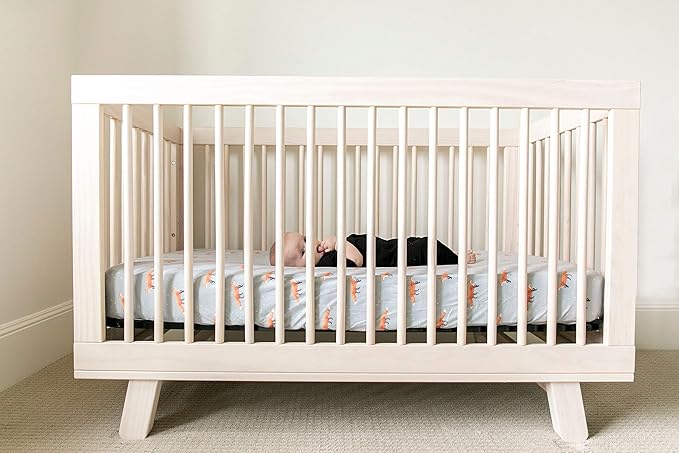 Premium Fitted Knit Crib Sheet/Toddler Sheet Copper by Copper Pearl