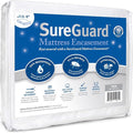 Twin (6-8 in. Deep) SureGuard Mattress Encasement - 100% Waterproof, Bed Bug Proof, Hypoallergenic - Premium Zippered Six-Sided Cover