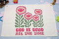 Christian Bible Verse Scripture Rectangular Banner Flag Wall Decor Gift for Baby Boy Girl Kid,Nursery Bedroom Reading Room Decor-God is Good All the Time-Baby,Shower Birthday Christmas Gift