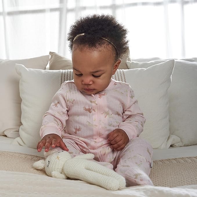 Gerber baby-girls Baby Unisex 2-pack 2-way Zip Textured Sleep 'N Play