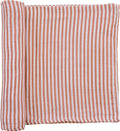 Mebie Baby Pink Stripes Muslin Swaddle, Modern and Neutral Blanket for Baby Girl or Boy, 0-3 Month, Comfy Wrap