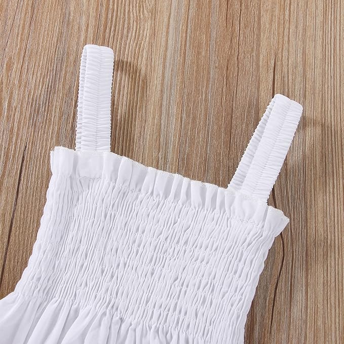 Newborn Baby Girl Bodysuit Sleeveless Halter Frill Romper One-piece Jumpsuit with Headband Summer Clothes Set