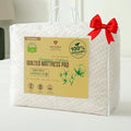 Luxury Quilted Organic Cotton Mattress Protector California King - 380 GSM Waterproof & Breathable Pad - Deep Pocket Fitted Cover - Soft & Silent Protection