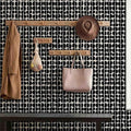 Arch Wallpaper Modern Abstact Wall Paper Boho Black Wallpaper Peel and Stick Minimalist Wall Stickers Geometric Pattern Modern Mural Decals for Bedroom Living Room Decor