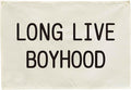 Long Live Boyhood-Nursery Decor-Hanging Rectangular Banner Flag Poster Wall Decor Present for Kids Boy Baby-Babyroom Playroom Boyroom Door Decoration-Christmas Gift-28.5"L×20"W
