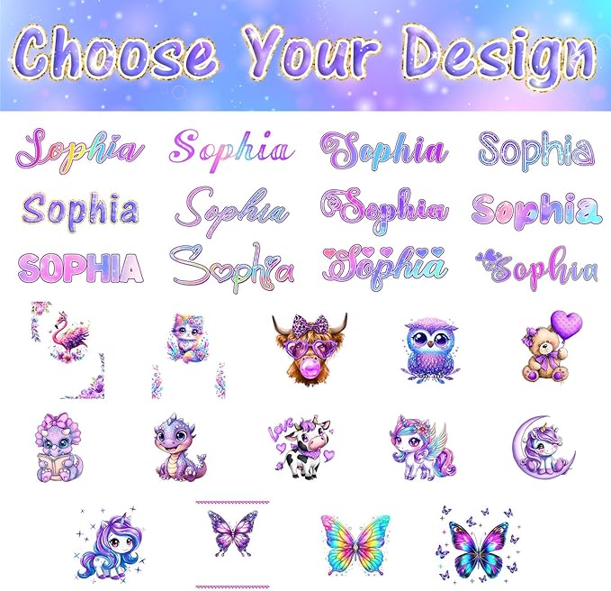 Ship Next Day, Custom Baby Blanket with Name for Girls Boys, Cute Unicorn Blankets, Personalized Name & Animals Blankets for Kids Teens, Christmas Birthday Gifts for Daughter Son Nephew Niece