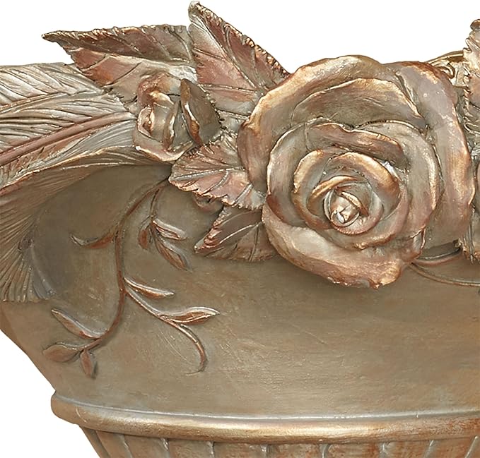 Touch of Class Beautiful Peacock Elegance Wall Shelf Copper and Champagne Tones
