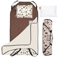 Tot Cot Kids Nap Mat - Toddler Preschool Daycare Bedding Cover with Blanket and Pillow - Ages 2 Yrs to 5 Yrs