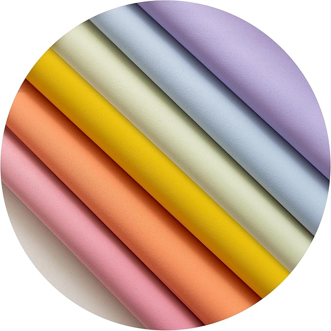Rainbow Curtains Made with a Patchwork of Pink, Orange, Yellow, Green, Blue, and Purple for Kids Bedroom Blackout Colored Curtains for Bedroom Classroom (2 Panels, W52 X L96)