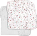Extra Soft Muslin Fitted Crib Sheets 100% Organic Cotton Baby Crib Sheets for Standard Crib Mattress | 28 X 52 Inches | 2 Pack