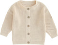 Newborn Baby Boy Girl Knit Sweater Cardigan Winter Warm Button Down Sweatshirt Top Outfit Cute Infant Fall Clothes