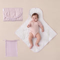 UTEX Baby Portable Changing Pad, Waterproof & Wipeable Diaper Changing Mat with Carrying Bag, Foldable Changing Mat for Travel, Newborn Shower Gifts