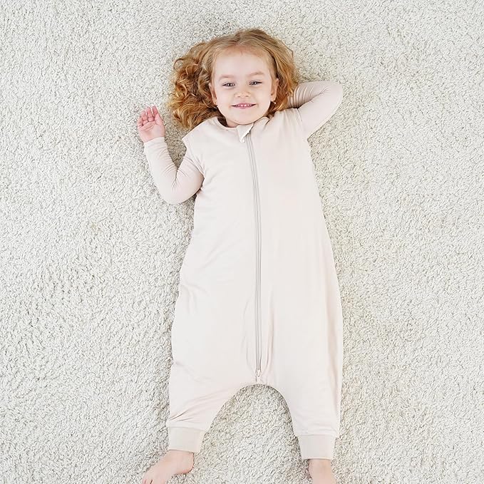 1.0 TOG Toddler Sleep Sack with Legs, Baby Wearable Blanket for 6-18-36 Months 3T-4T, Early Walker Baby