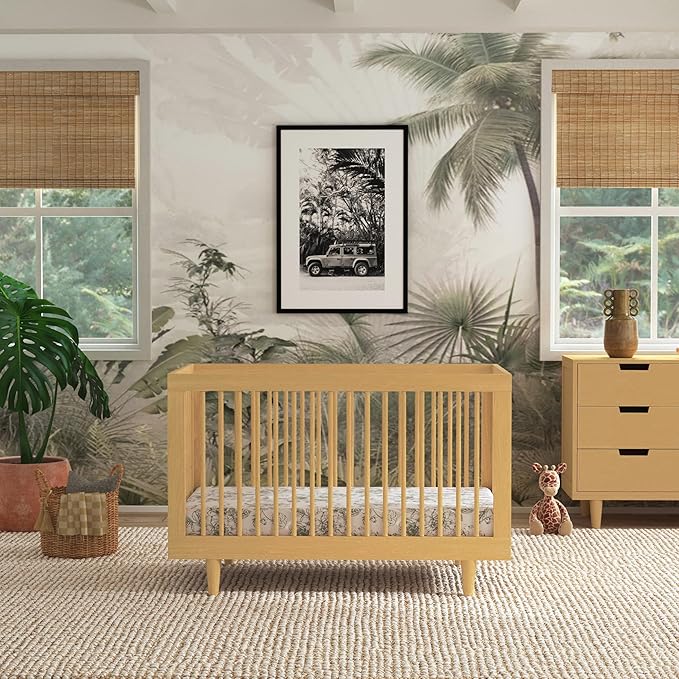 DaVinci Marley 3-in-1 Convertible Crib in Honey, Greenguard Gold and FSC® Certified