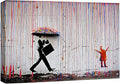 SIGNWIN Canvas Wall Art Banksy Canvas Painting Home Artwork Decoration for Living Room,Bedroom - 24x36 inches