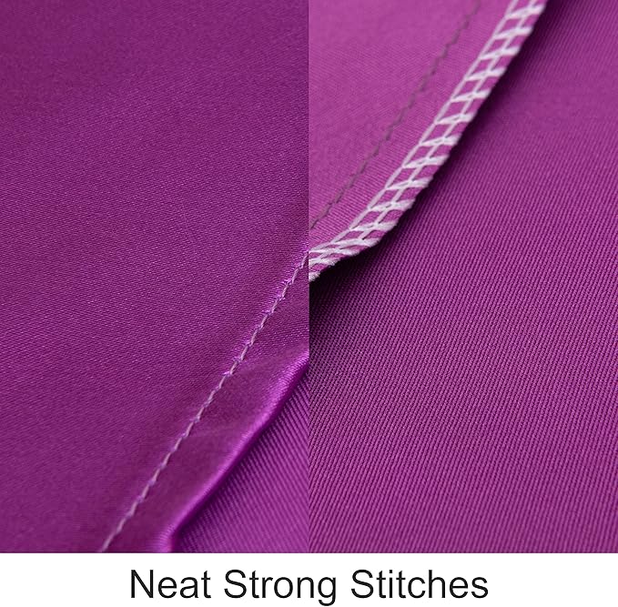 NTBAY Silk Satin Toddler Pillowcases, Small Pillow Case Pillow Cover 14x20 Inches with Envelope Closure, Soft and Silky Cooling Travel Pillow Covers for Nursery, Kids, Boys and Girls, Purple, 2 Pack